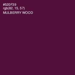 #520F39 - Mulberry Wood Color Image