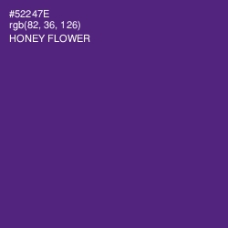 #52247E - Honey Flower Color Image
