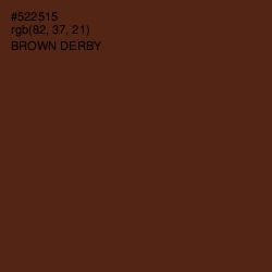 #522515 - Brown Derby Color Image