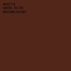#52271A - Brown Derby Color Image