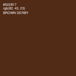 #522B17 - Brown Derby Color Image