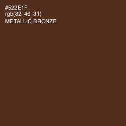#522E1F - Metallic Bronze Color Image