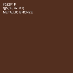 #522F1F - Metallic Bronze Color Image