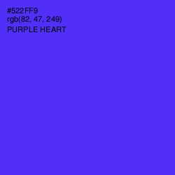 #522FF9 - Purple Heart Color Image