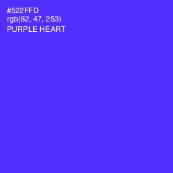 #522FFD - Purple Heart Color Image