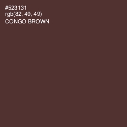 #523131 - Congo Brown Color Image