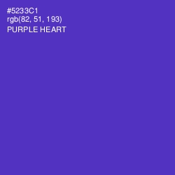 #5233C1 - Purple Heart Color Image