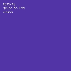 #5234A6 - Gigas Color Image