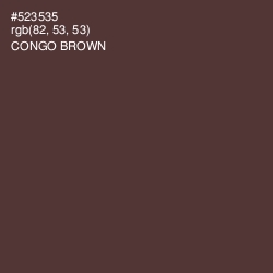 #523535 - Congo Brown Color Image