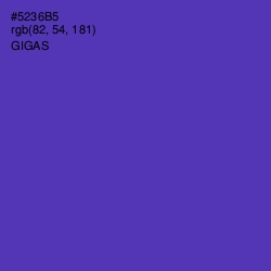 #5236B5 - Gigas Color Image