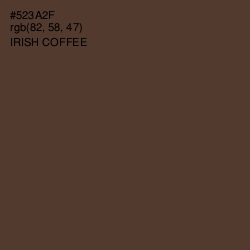 #523A2F - Irish Coffee Color Image