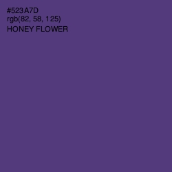 #523A7D - Honey Flower Color Image