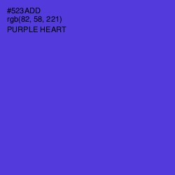 #523ADD - Purple Heart Color Image