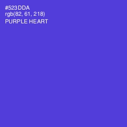 #523DDA - Purple Heart Color Image