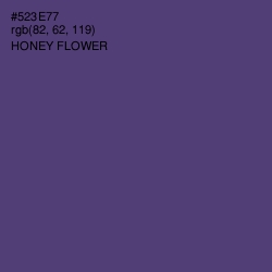 #523E77 - Honey Flower Color Image