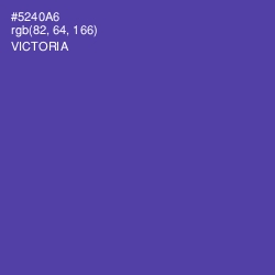 #5240A6 - Victoria Color Image