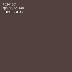 #52413C - Judge Gray Color Image