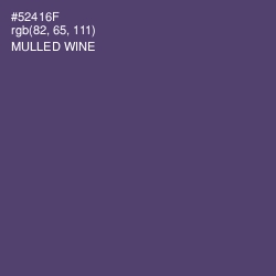 #52416F - Mulled Wine Color Image