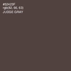 #52423F - Judge Gray Color Image