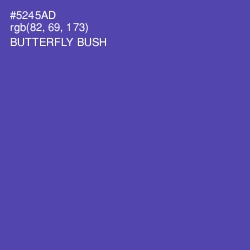 #5245AD - Butterfly Bush Color Image