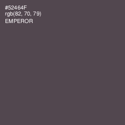 #52464F - Emperor Color Image