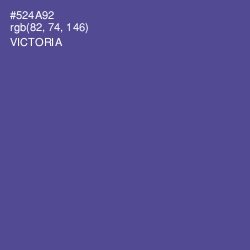 #524A92 - Victoria Color Image