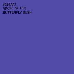 #524AA7 - Butterfly Bush Color Image