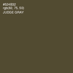 #524B32 - Judge Gray Color Image