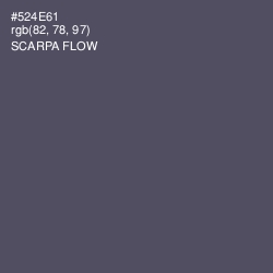 #524E61 - Scarpa Flow Color Image