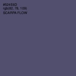 #524E6D - Scarpa Flow Color Image