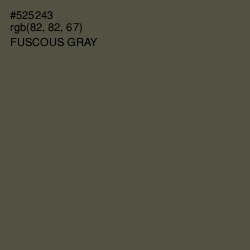 #525243 - Fuscous Gray Color Image