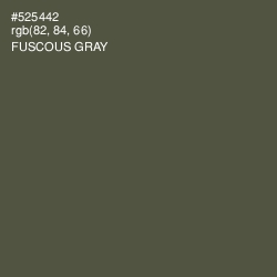 #525442 - Fuscous Gray Color Image