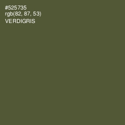 #525735 - Verdigris Color Image