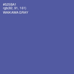 #525BA1 - Waikawa Gray Color Image