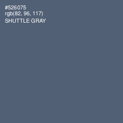 #526075 - Shuttle Gray Color Image