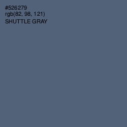 #526279 - Shuttle Gray Color Image