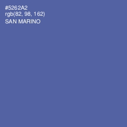 #5262A2 - San Marino Color Image