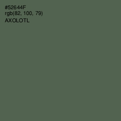 #52644F - Axolotl Color Image