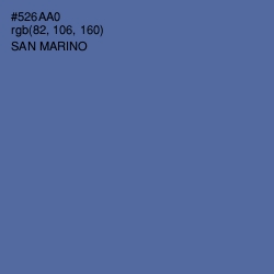 #526AA0 - San Marino Color Image