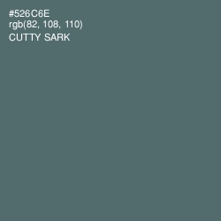 #526C6E - Cutty Sark Color Image