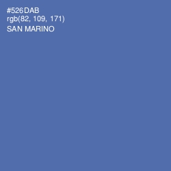 #526DAB - San Marino Color Image