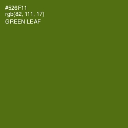 #526F11 - Green Leaf Color Image