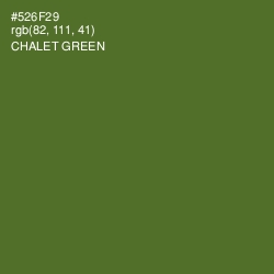 #526F29 - Chalet Green Color Image