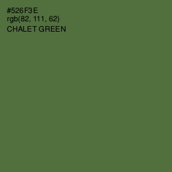 #526F3E - Chalet Green Color Image