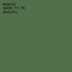 #526F4C - Axolotl Color Image