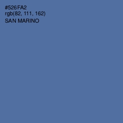 #526FA2 - San Marino Color Image