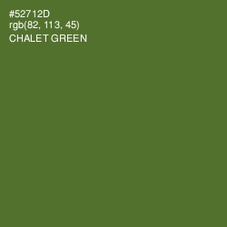 #52712D - Chalet Green Color Image