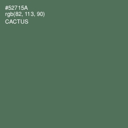 #52715A - Cactus Color Image