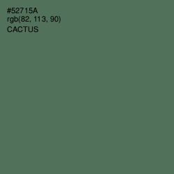 #52715A - Cactus Color Image