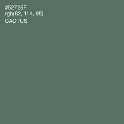 #52725F - Cactus Color Image